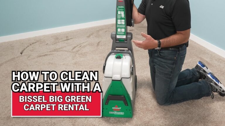 How To Use Bissell Big Green Clean Machine