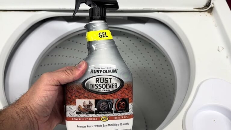 How To Clean Rust From Washing Machine