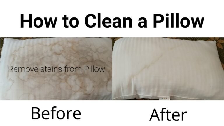How To Clean Feather Pillows Without Washing Machine
