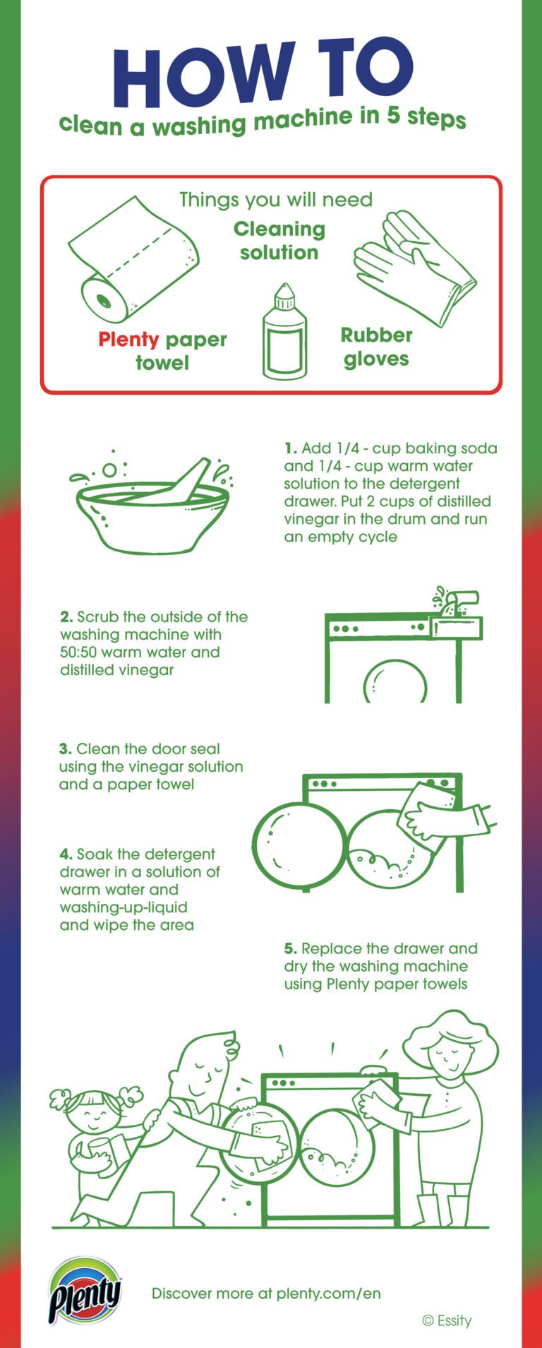 How To Clean And Sanitize Washing Machine