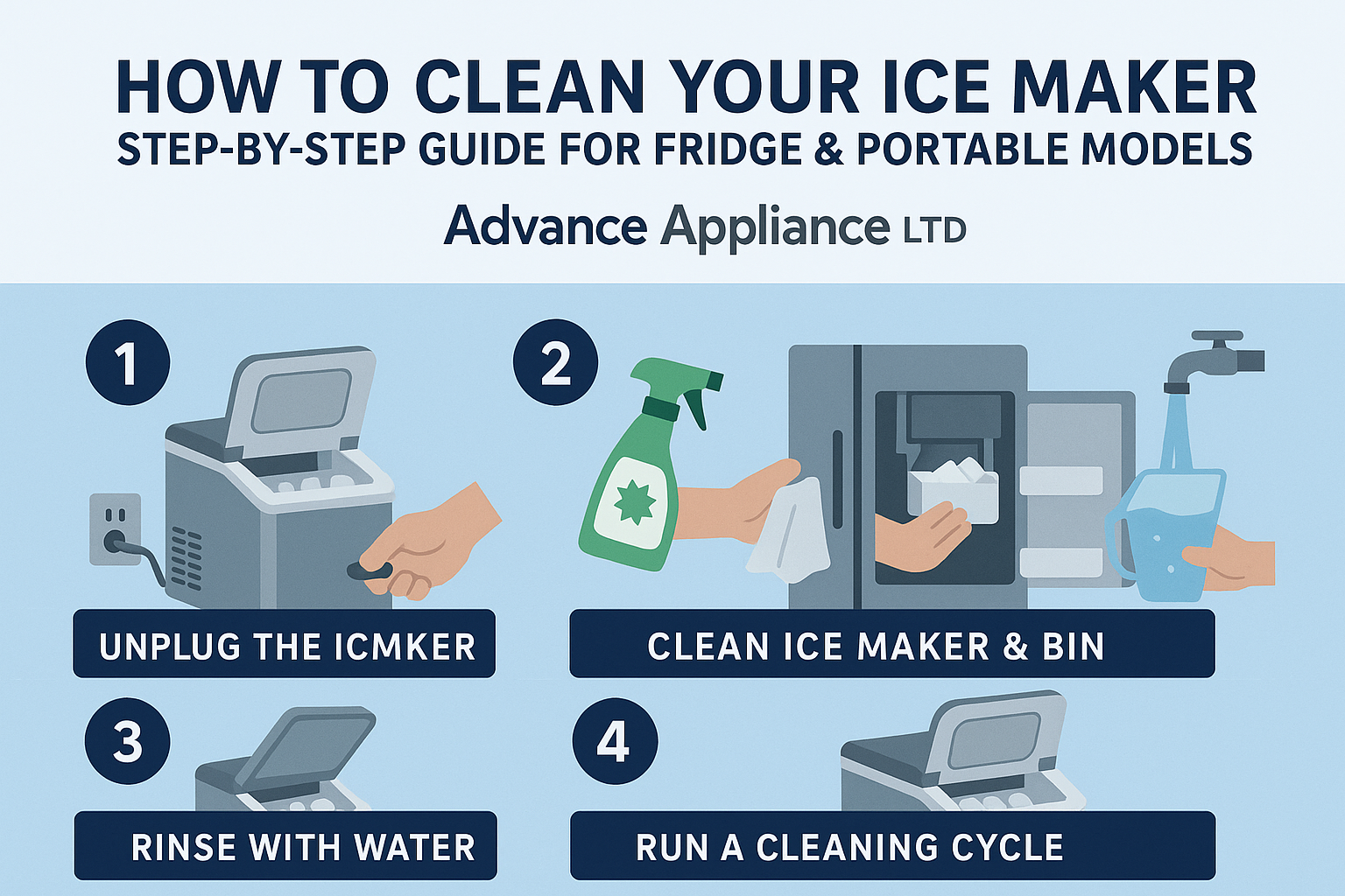 Complete Guide: How to Clean an Ice Maker Machine