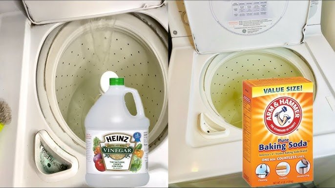 How Much Baking Soda And Vinegar To Clean Washing Machine