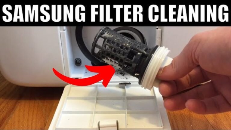 How To Clean Filter Of Samsung Washing Machine