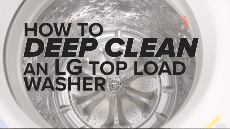 How To Clean Lg Washing Machine Top Loader