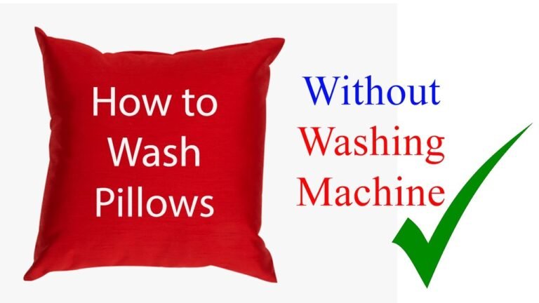 How To Clean Pillows Without Washing Machine