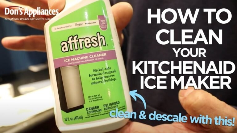 How To Clean Kitchen Aid Ice Machine