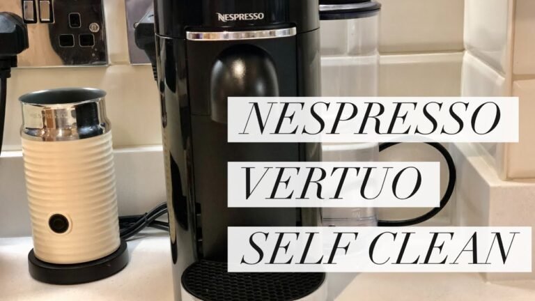 How To Clean My Nespresso Machine Vertuo