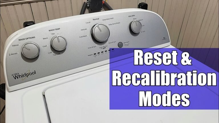 How To Reset A Whirlpool Washing Machine: A No-Nonsense Guide