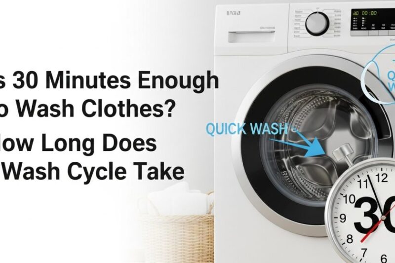 How Long Does Washing Machine Take To Wash Clothes