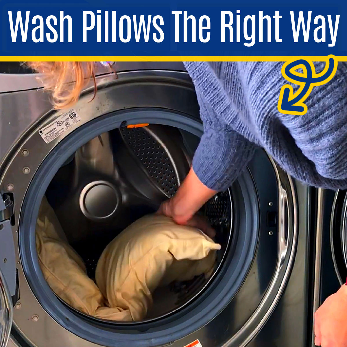 Wash Pillows In A Washing Machine 2