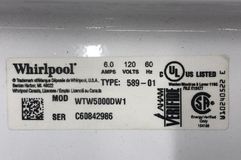 How Old Is My Whirlpool Washing Machine