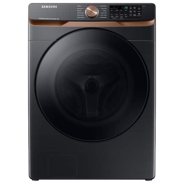 brushed black samsung front load washers wf50bg8300av 64 600