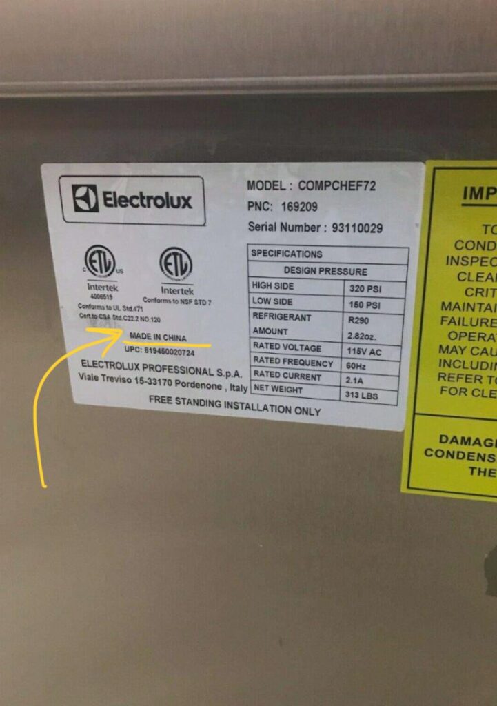 Unveiling the Origins: Where Do Electrolux Washing Machines Come From? 1 electrolux label china 721x1024 1