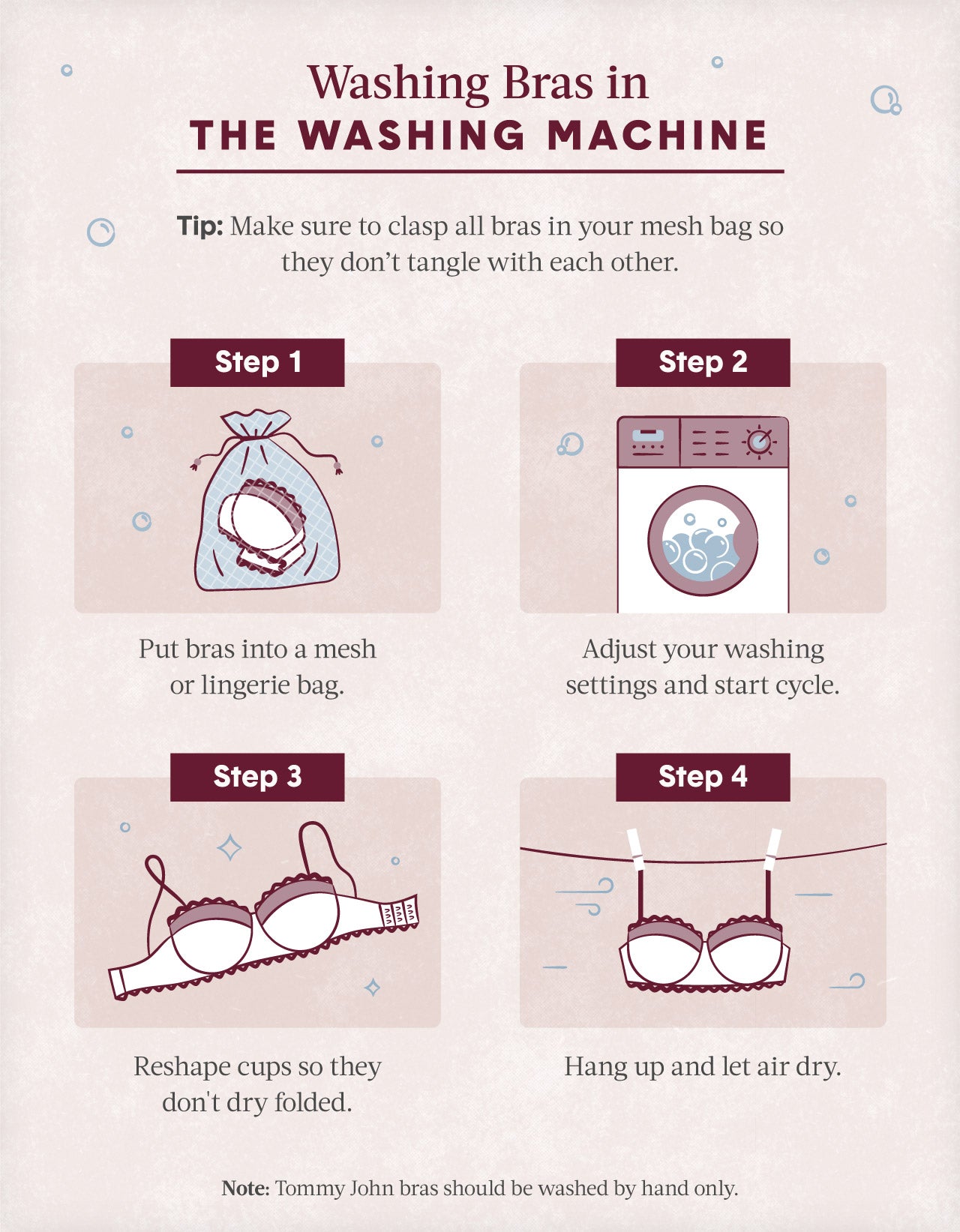 How to Wash Bras in a Washing Machine Safely